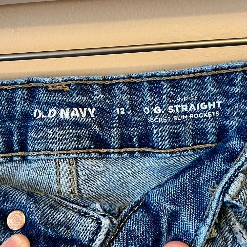 Old Navy - O.G. Straight - Women - Size 12 - Picture 3 of 7